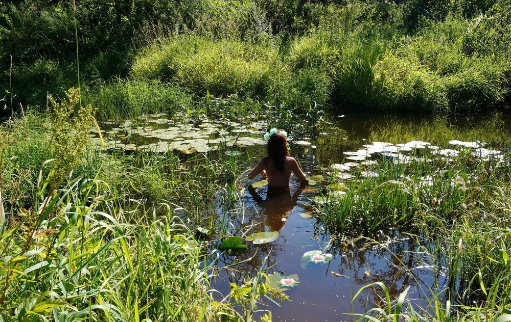 in a weedy pond #25