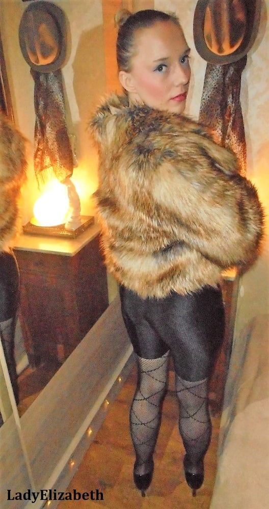 LadyElizabeth in a fur coat #3