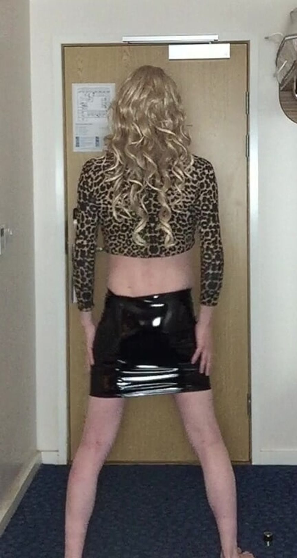 Sissy in leopard print top #17