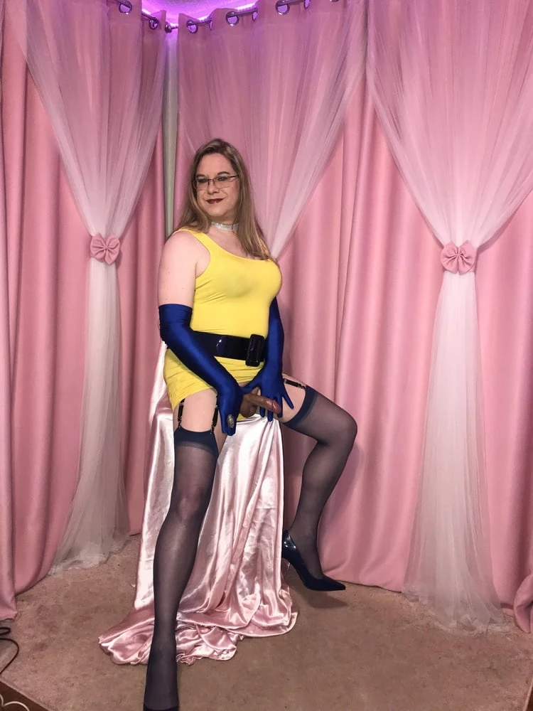 Joanie - Yellow Pencil Dress 2 #7