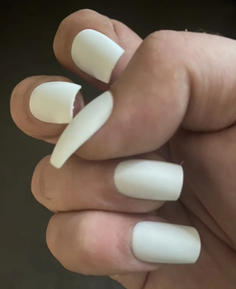 White nails