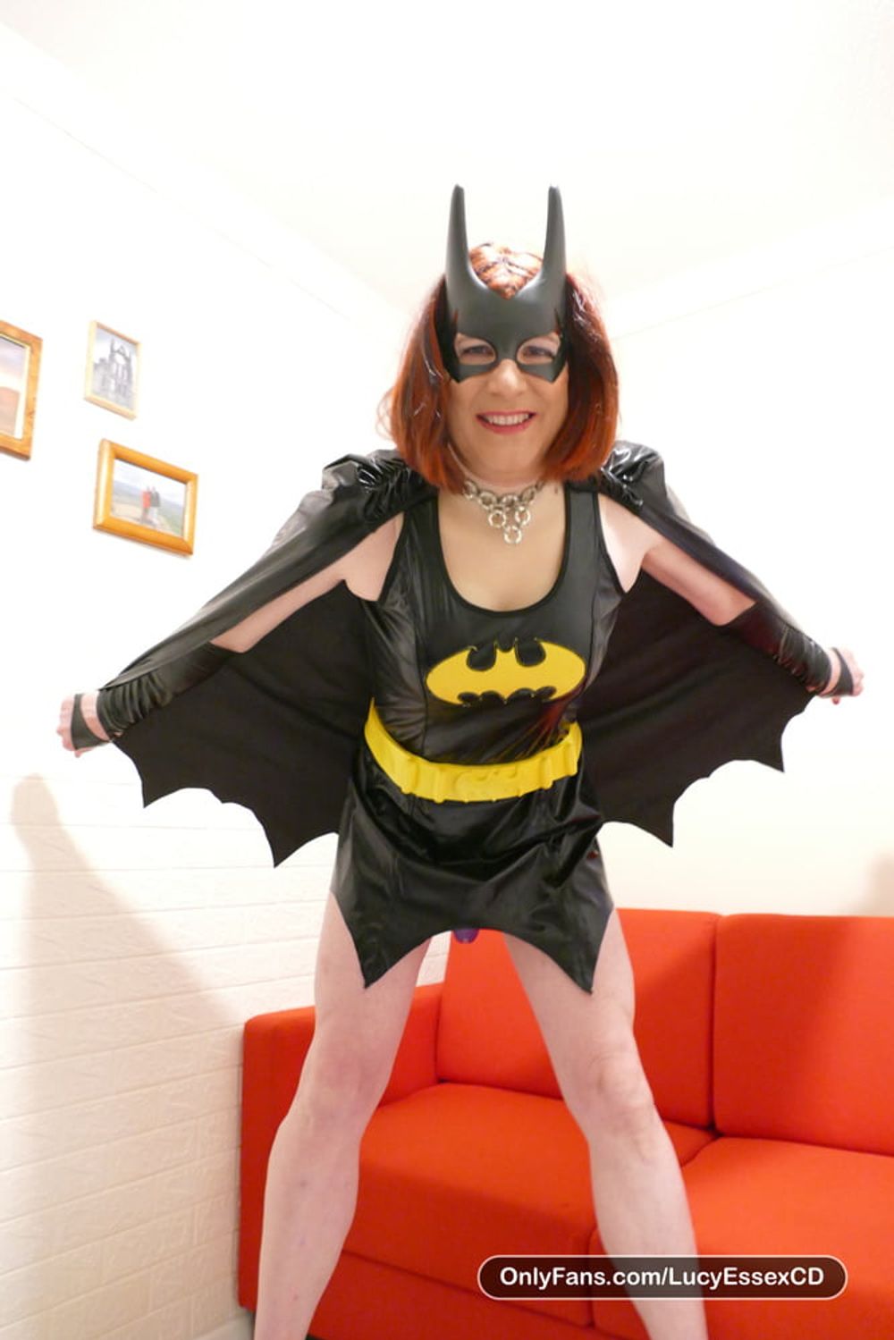 Sissy Lucy is Batgirl - Cosplay photoshoot #5