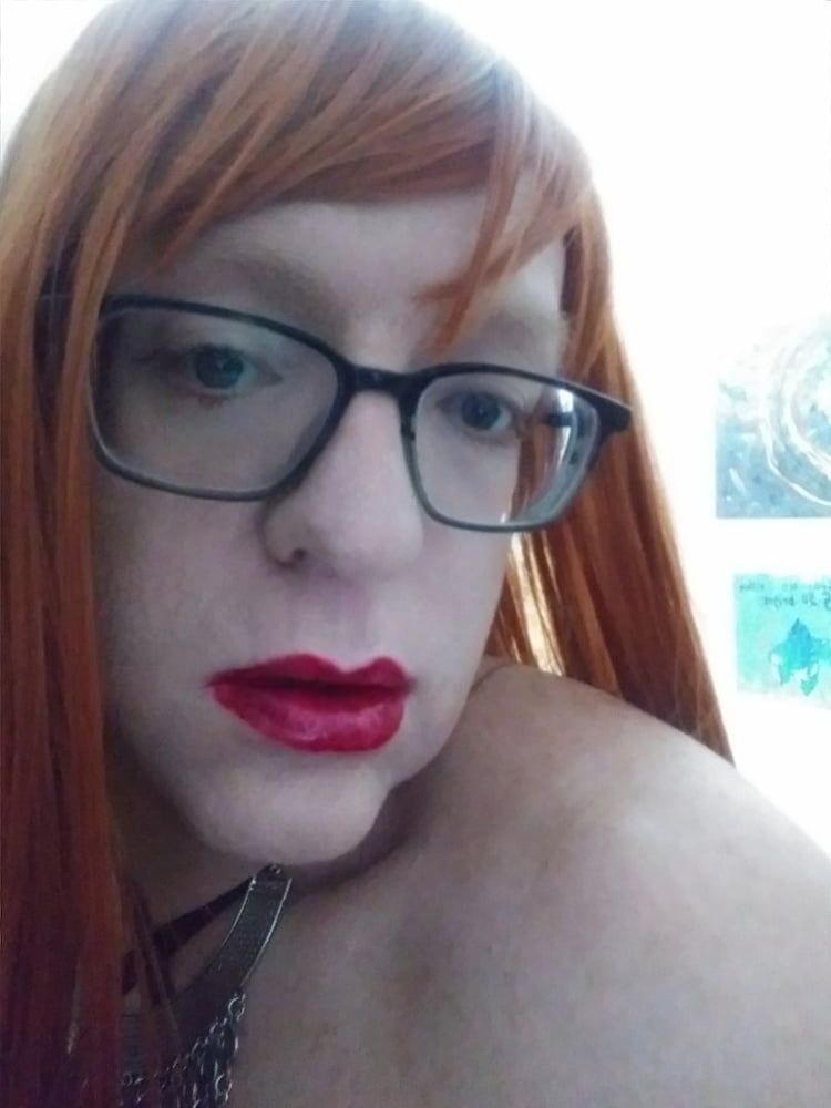 Redhead shemale trans masturbation cum cock  #45