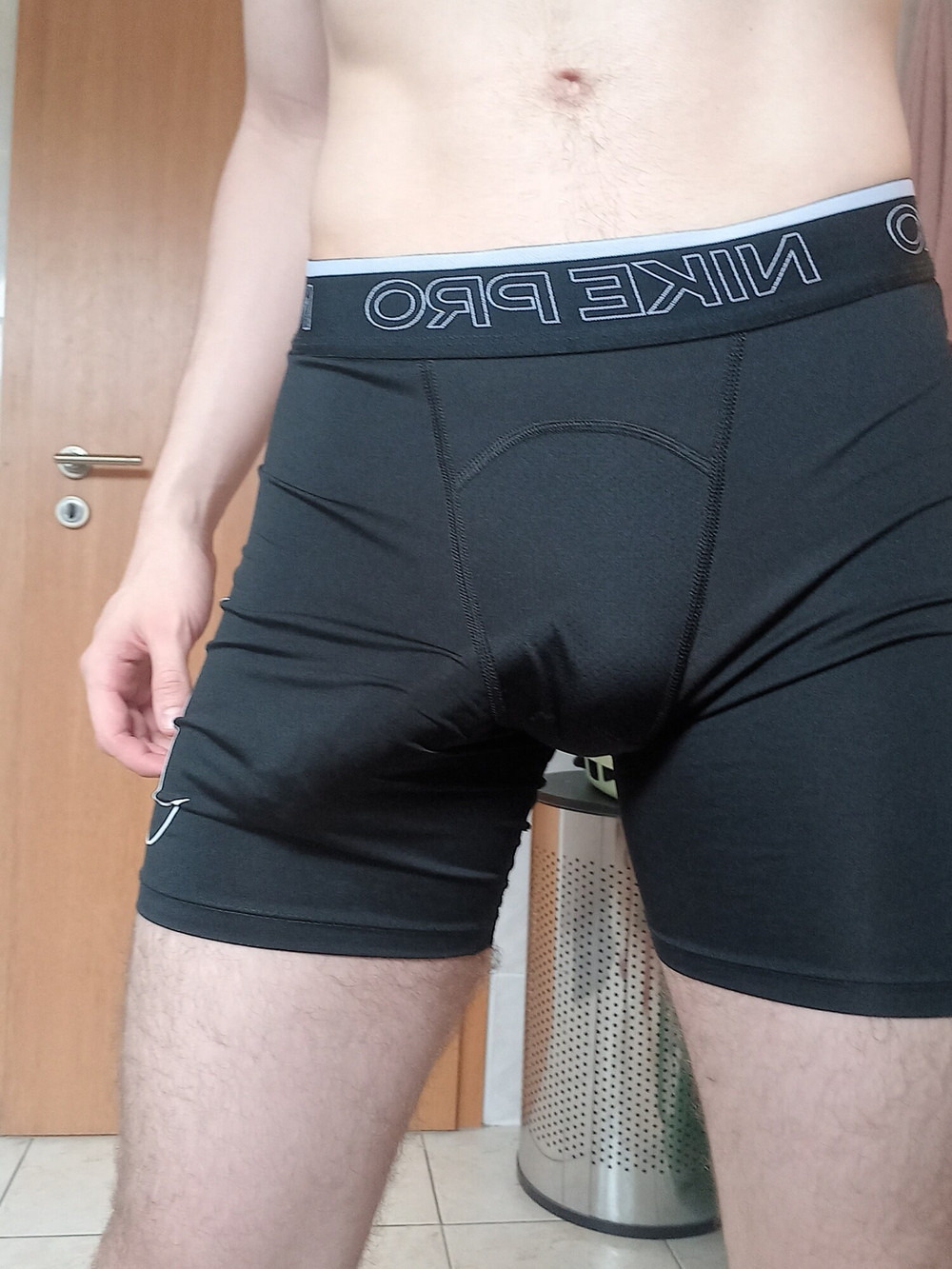 Big Dick Twink Bulging In Tight Spandex Running Gear #5