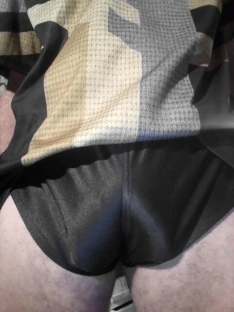 Tight Shiny Shorts #4