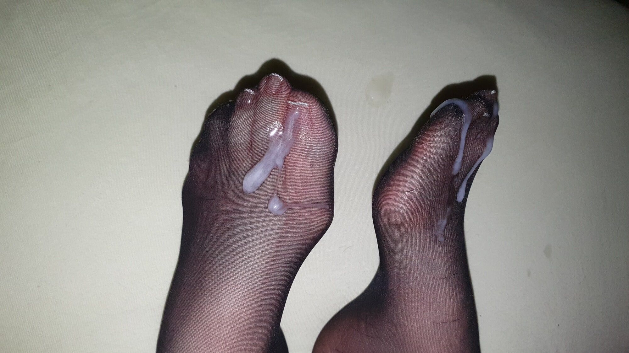 Semen on wife&#039;s feet all the time #3