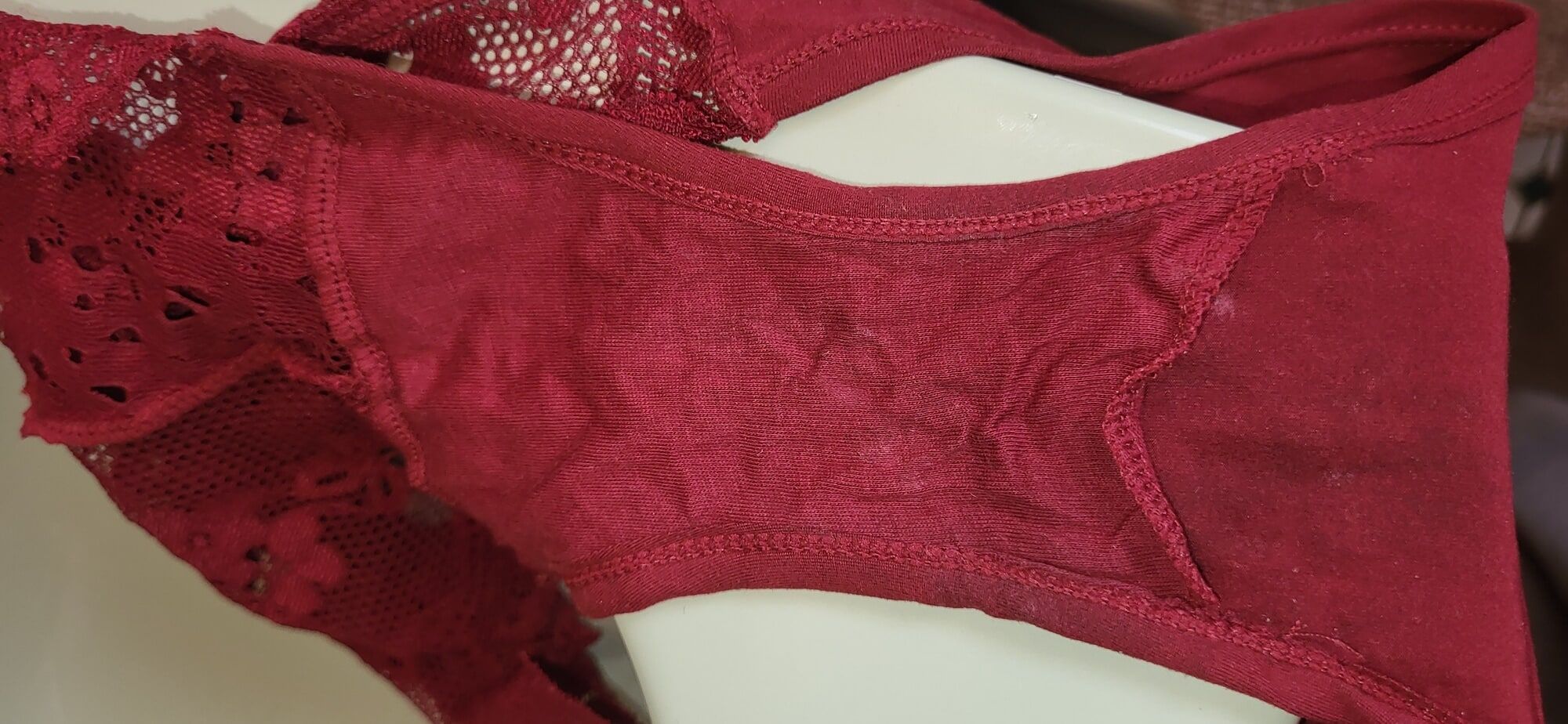 Wife's Red Panty #7