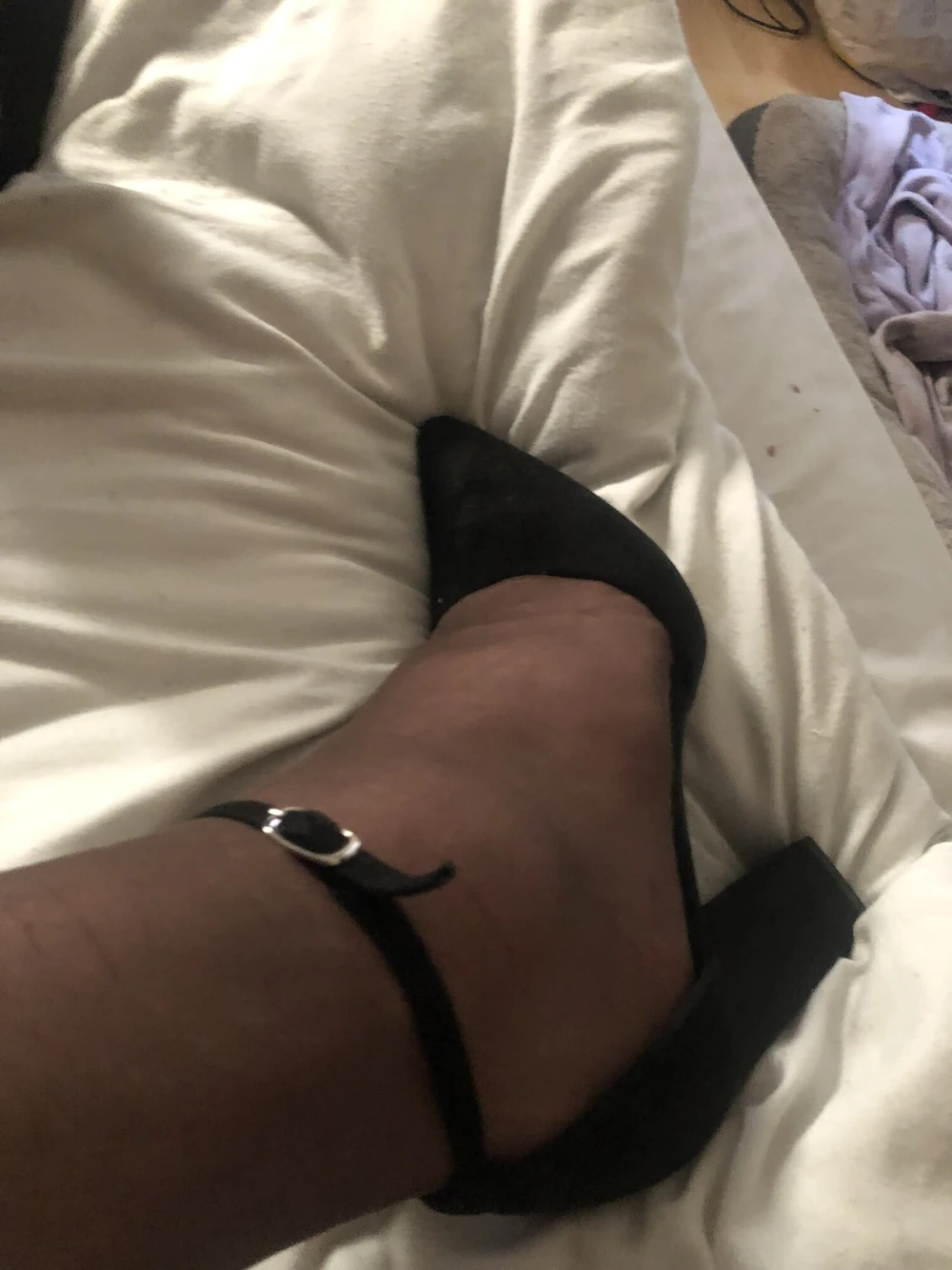 Straight man loves wearing nylons #3