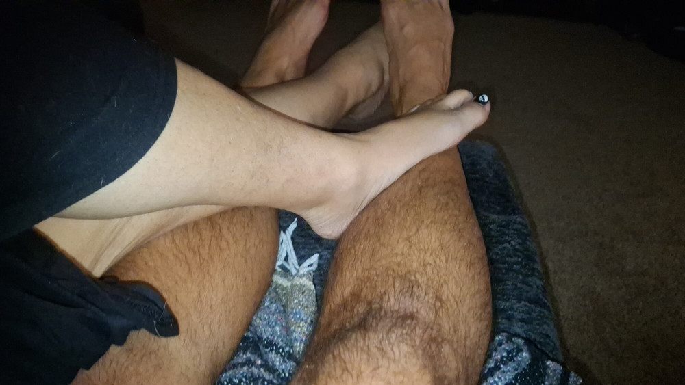 Footsie with my girlfriend #25