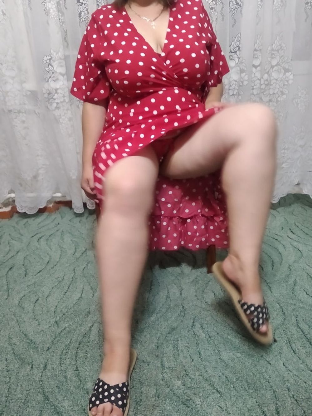 Milf in red dress ))) #2