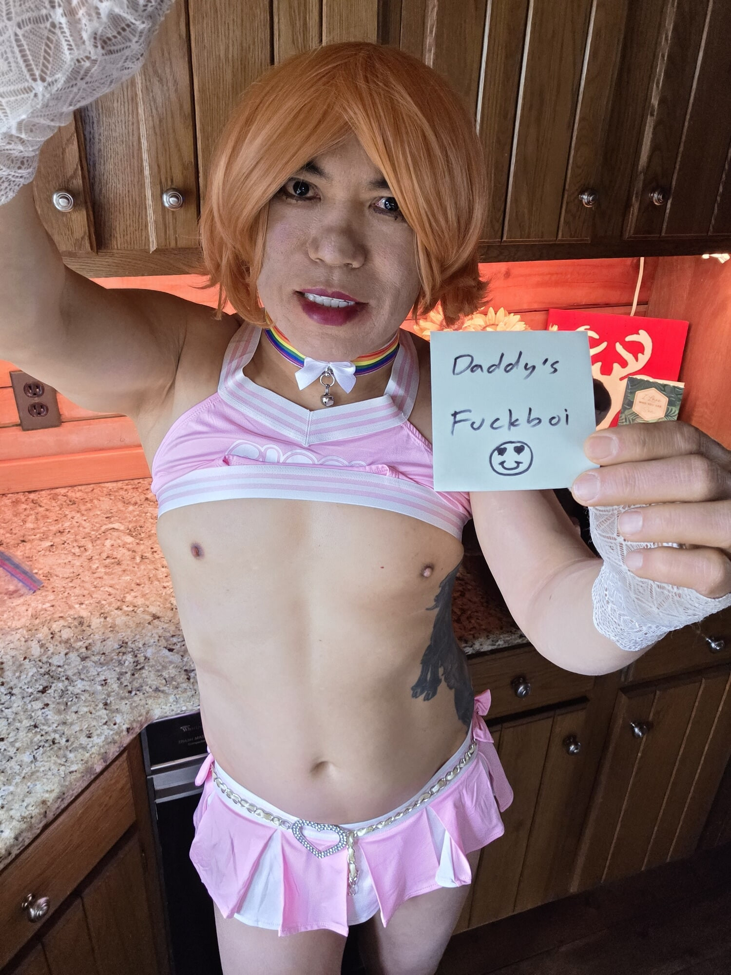 Gay Sissy Cheer Uniform #20