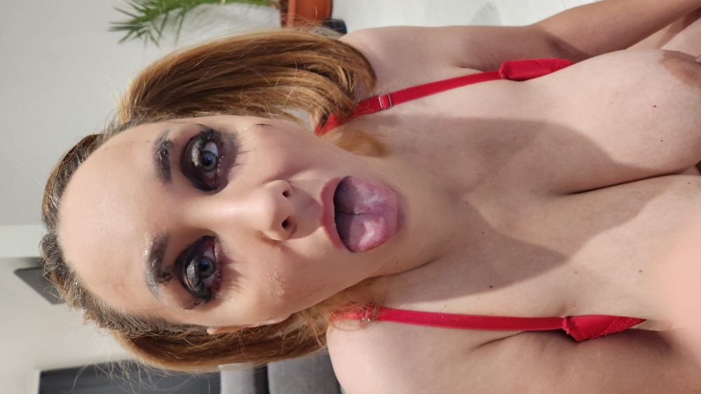 Sloppy fuck face upside-down &amp; aftermath with ruined makeup  #8