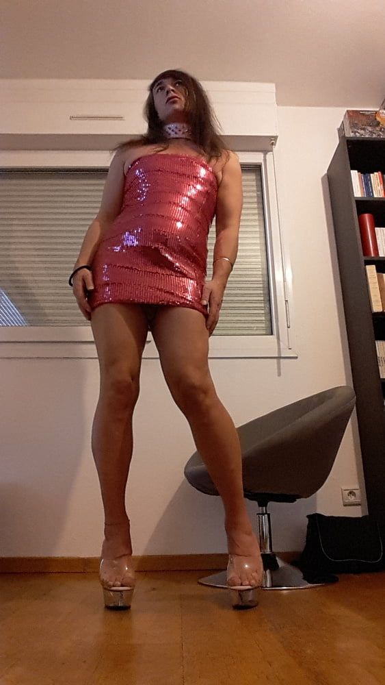 Tygra babe in her new pink dress. #45
