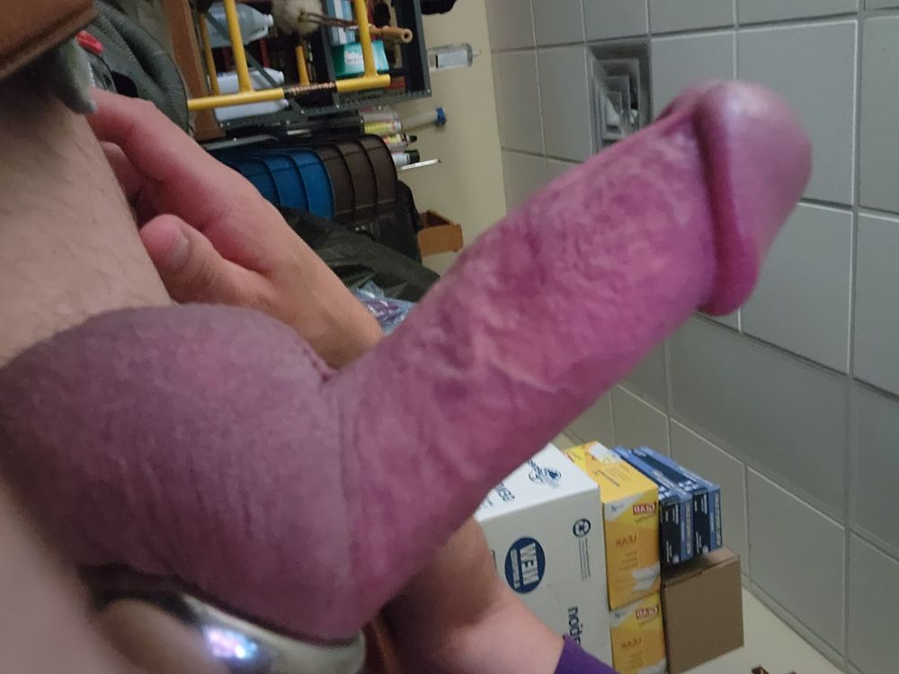 Thick mushroom tipped veiny italian cock wearing ring #6