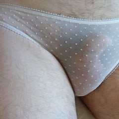 White lace panties of 2025