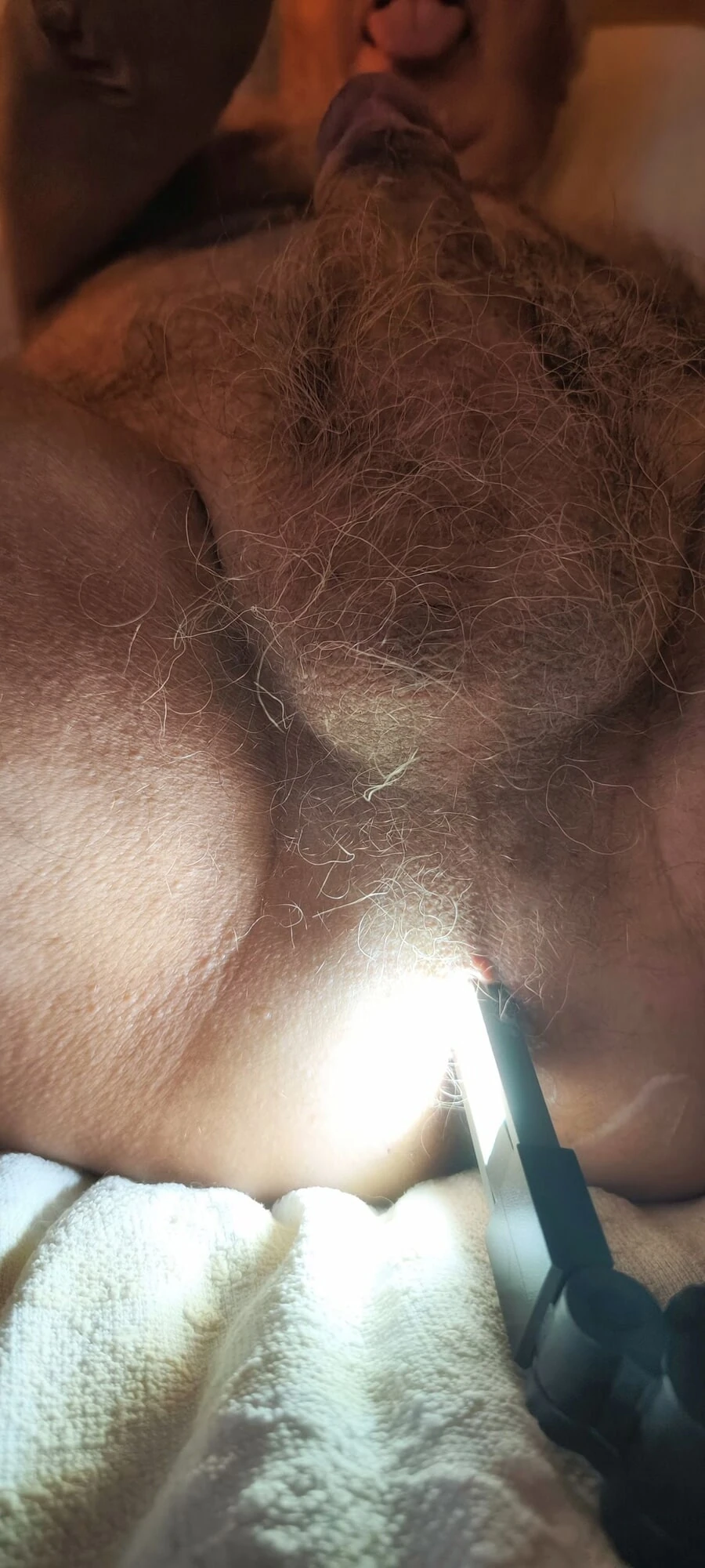 Tholenero in horny anal play with enlighting objects  #4