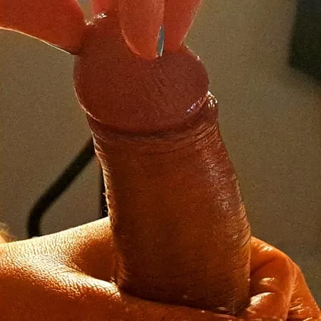 Handjob from my big cock