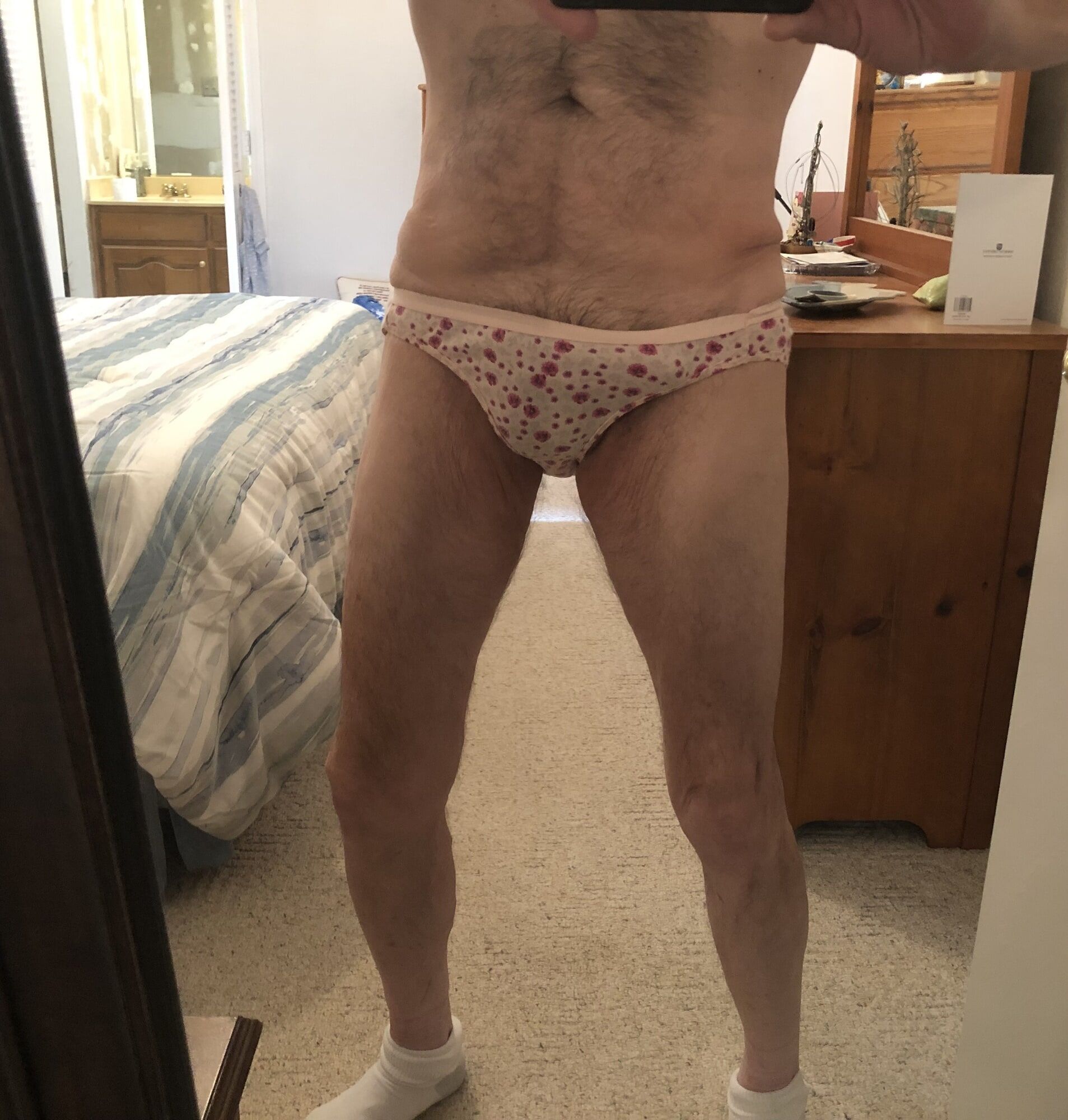 Me wearing my wife’s panties 