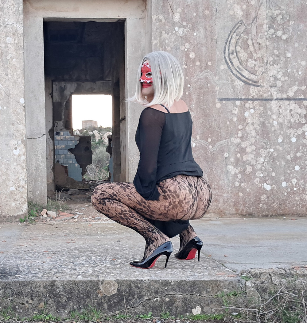 Kinky Perverted Nun in Nylon Stockings and High Heels #37