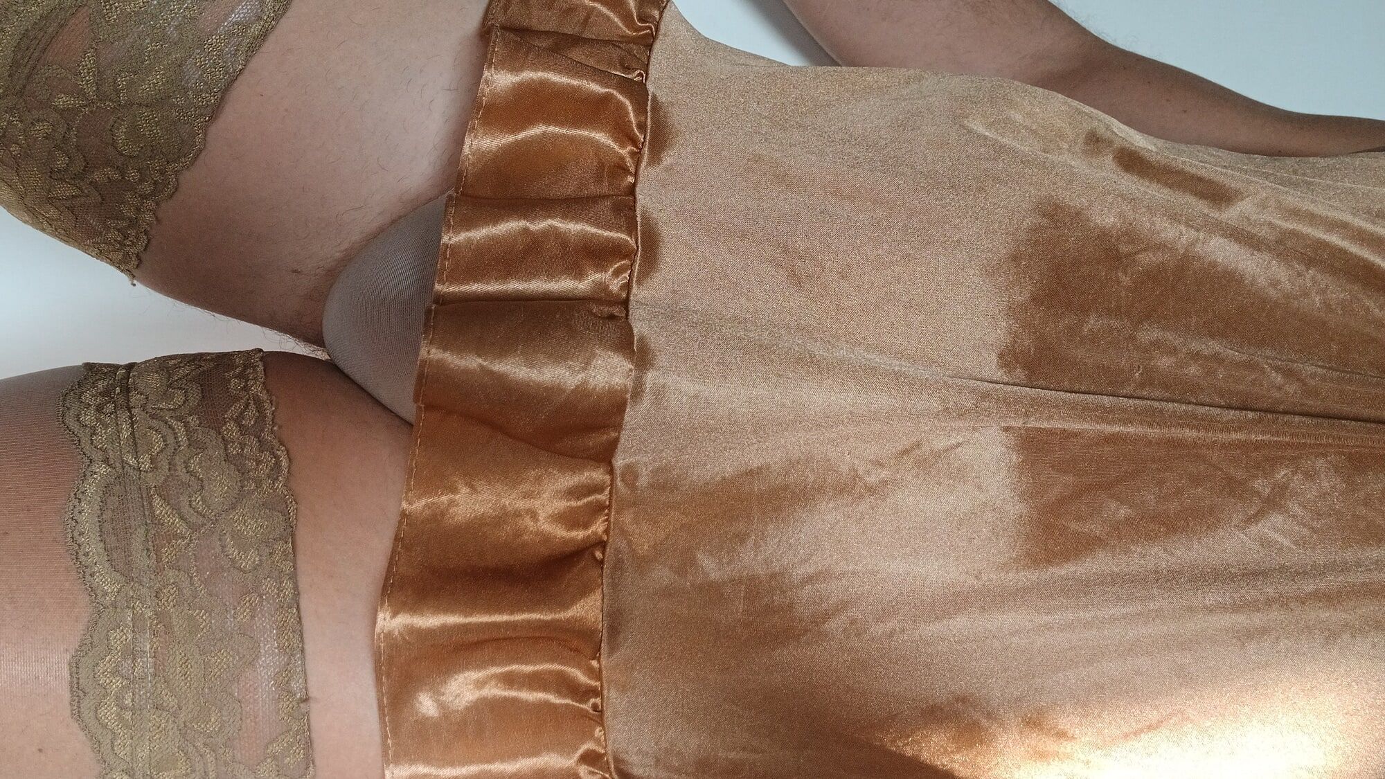 Sexy BROWN tight lingerie with a matching nightie 