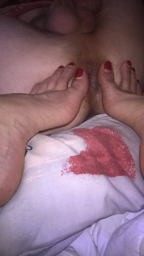 Hairy Mature Wife Toes In Husband Ass #13