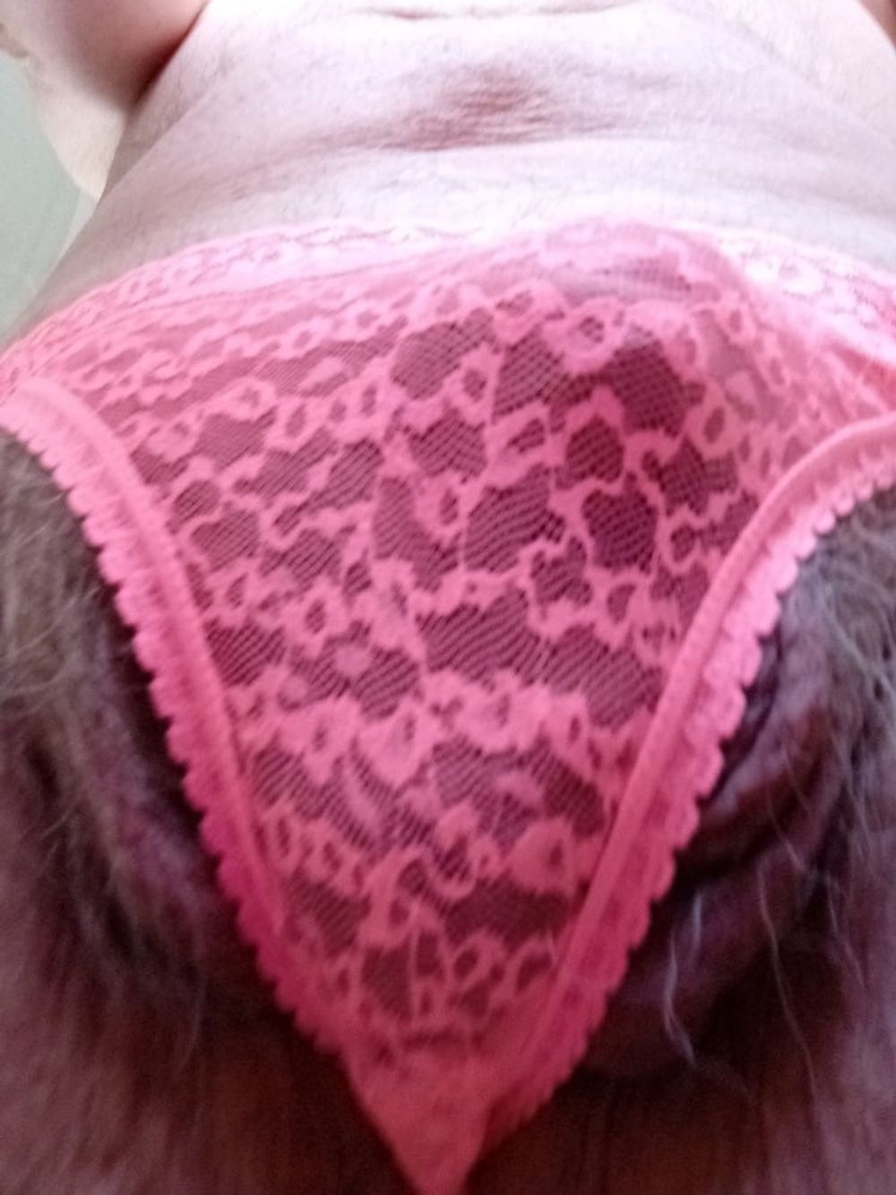 Peach Lacey panties #6