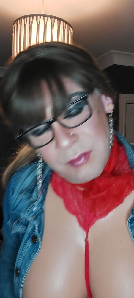 crossdressing juniper beri showing her charms #11