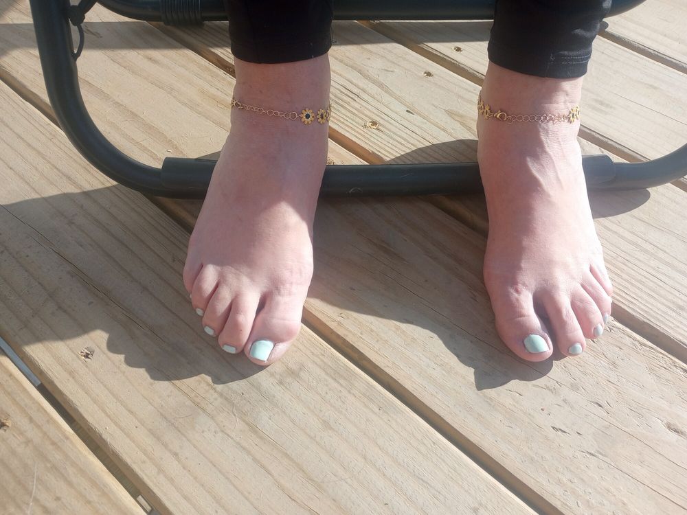 Showing Off Her Anklet