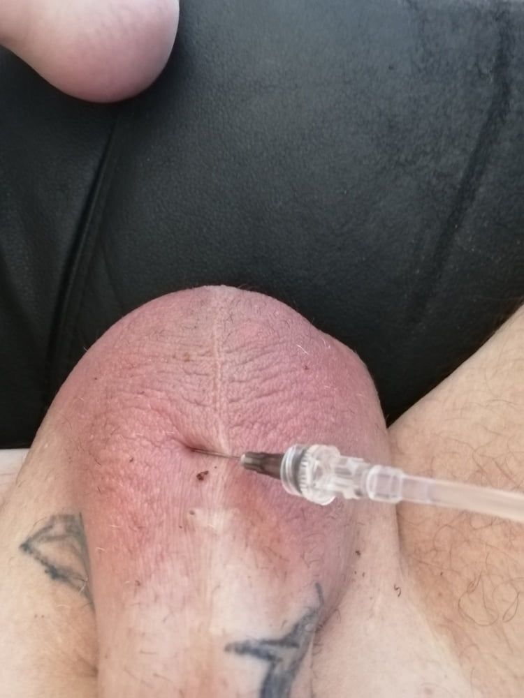  saline infusion scrotum and titti 3 l! #12