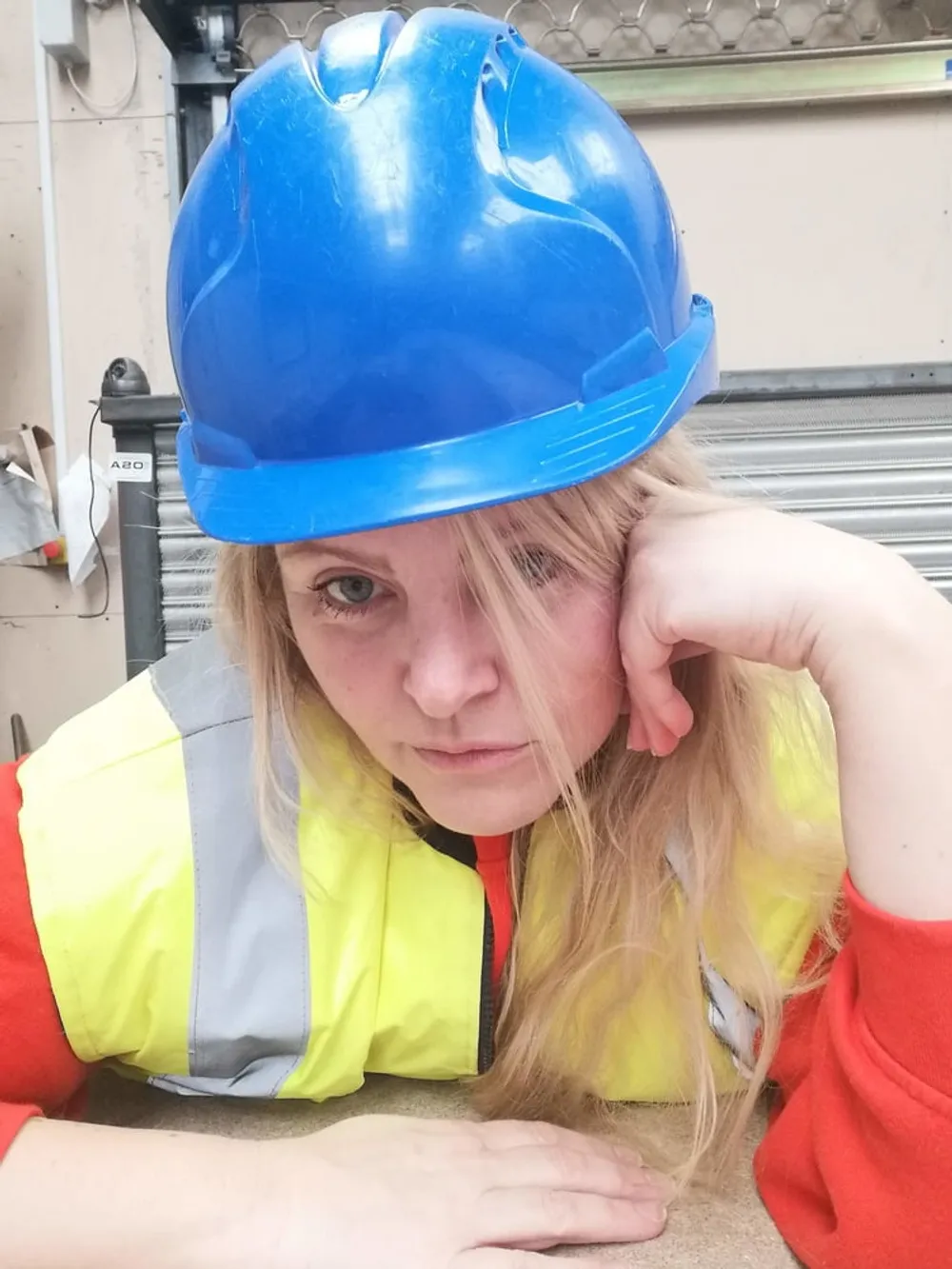 Hard Hat, Hard tits &amp; ass - Blonde haired BBW Mature #12