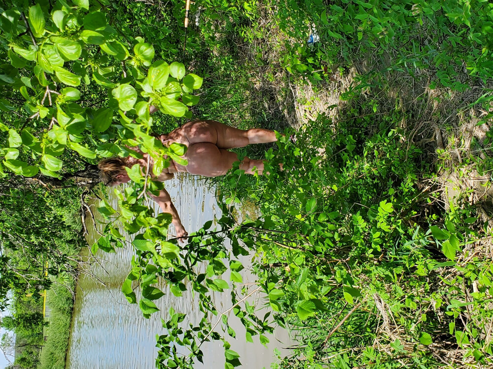 Pink thong bikini in public #8