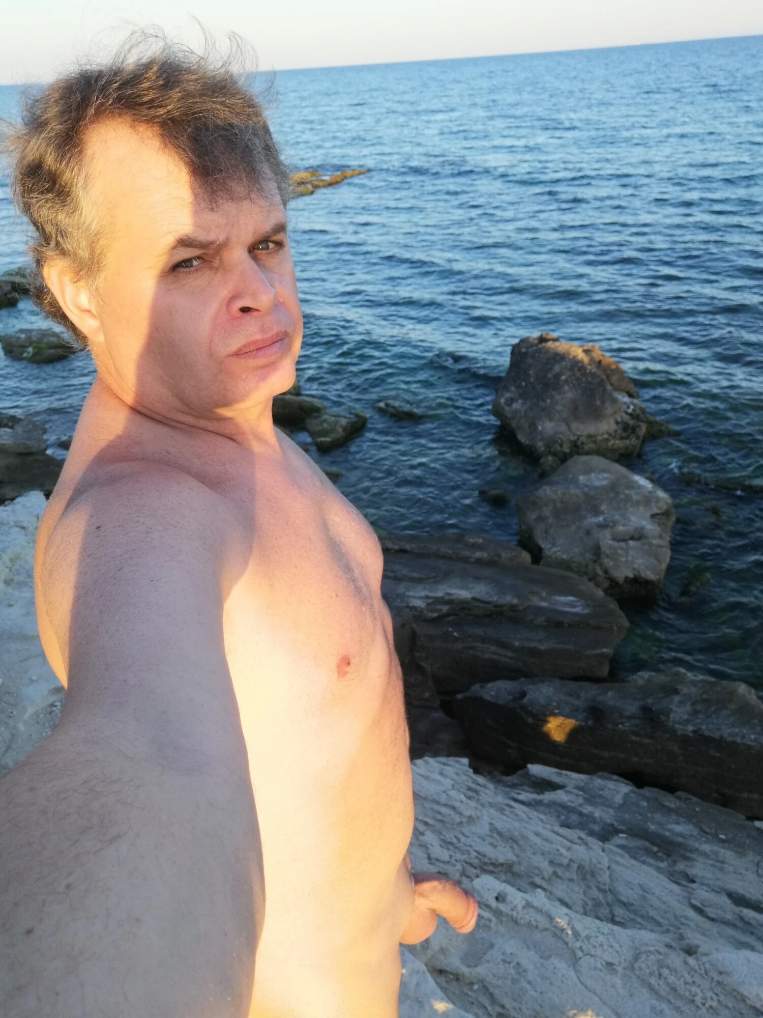 photoshoot on a wild beach