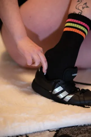 adidas sneaker and socks         