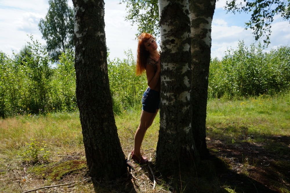 Red Hair and Birch #28