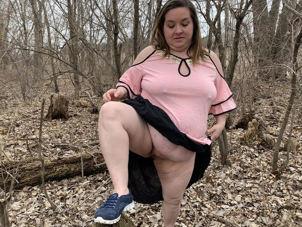 Sexy BBW Outdoor Pussy #37