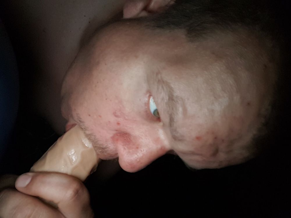 blowing a dildo #3