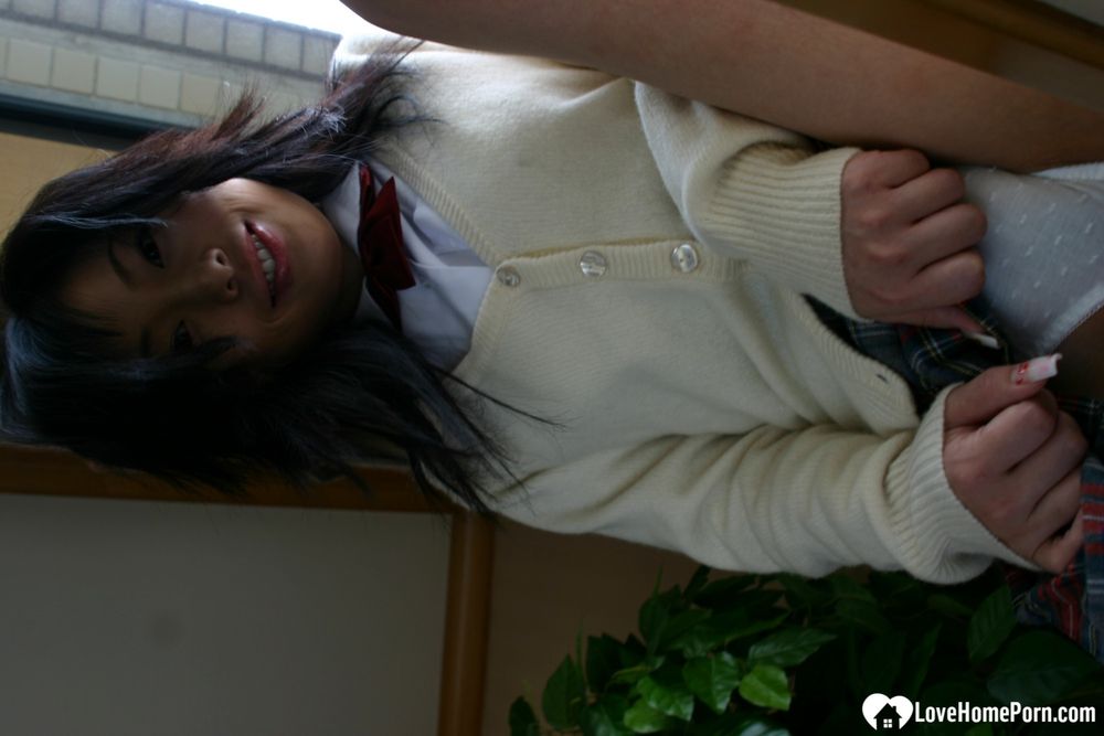 Asian schoolgirl looks for some online exposure #31