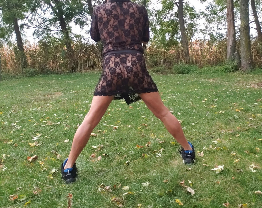 Sheer Robe in Public #28