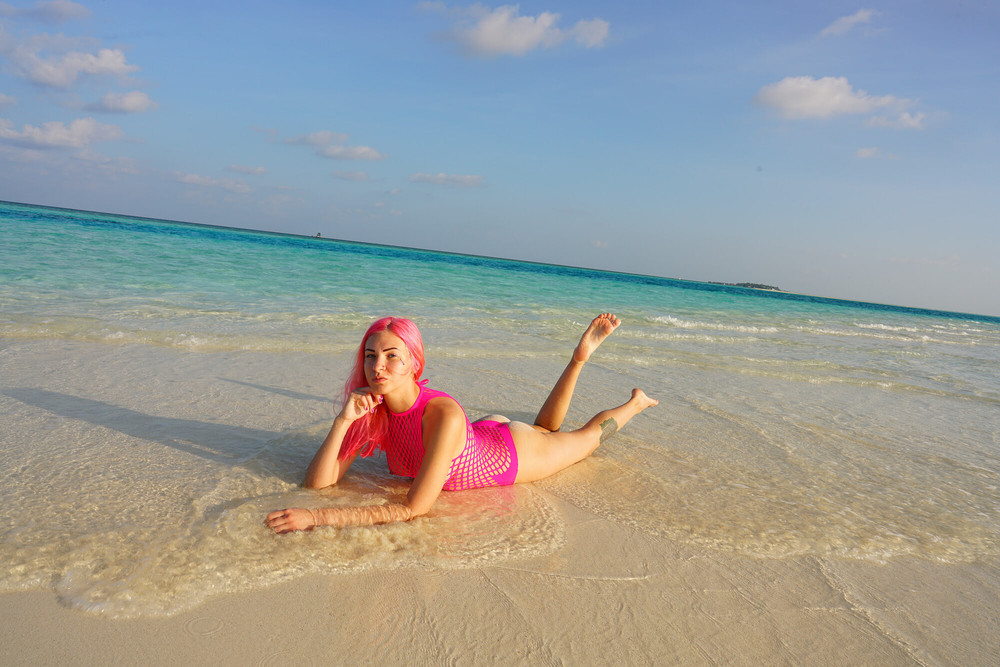 Vicky on the beach #10