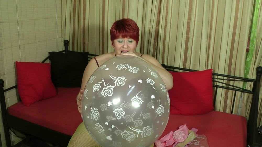 Large transparent balloon blown up ... #31