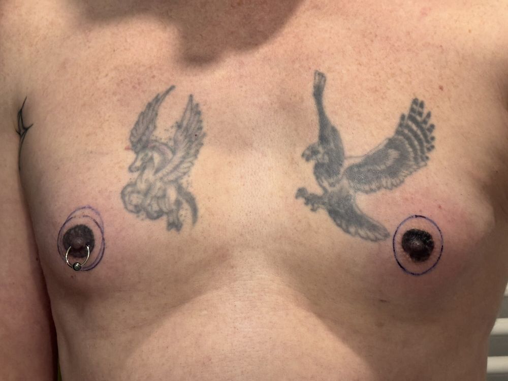 Nippel-Tattoo