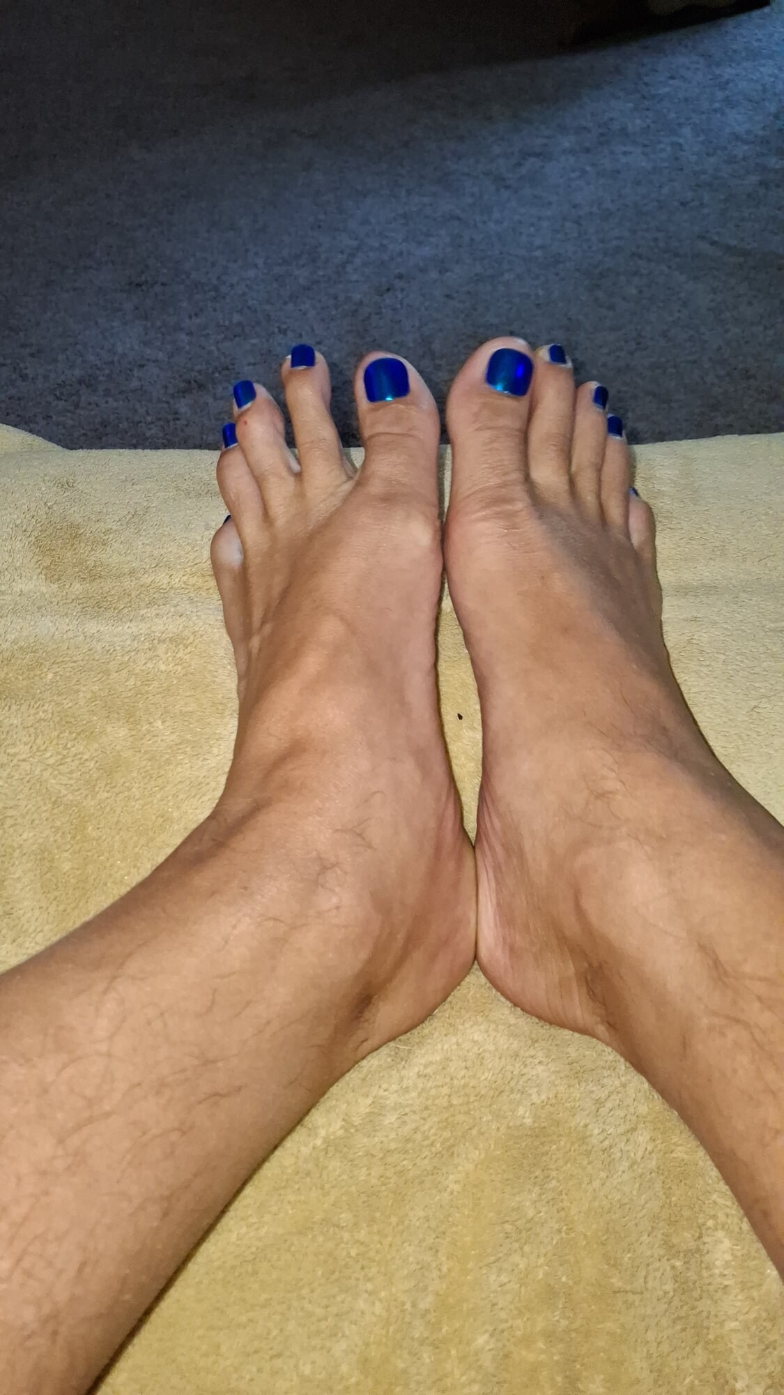 My pedicured toes