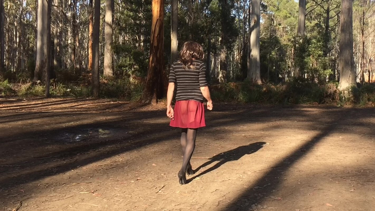 Crossdress Roadtrip - Semi Transparent Skirt 3 #6