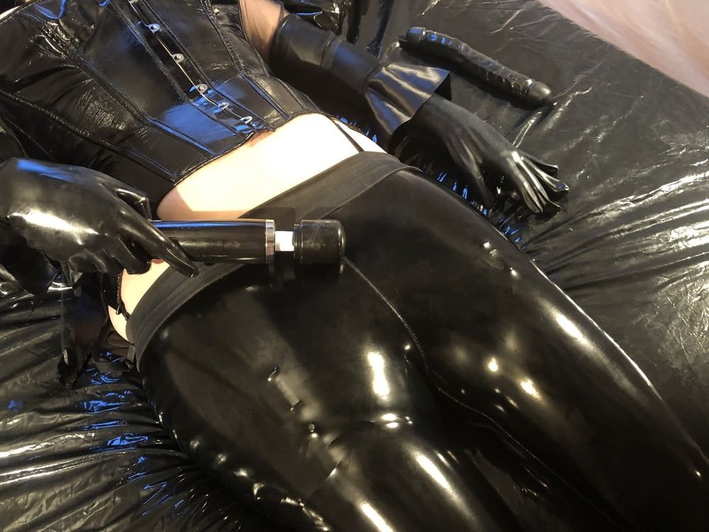 Latex, Heels and Dildo #15