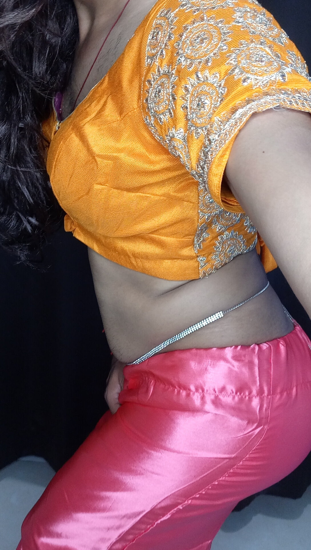 My stepmom last night wear this saree  #51