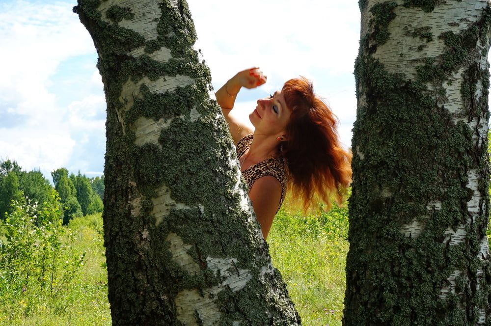 Red Hair and Birch #16