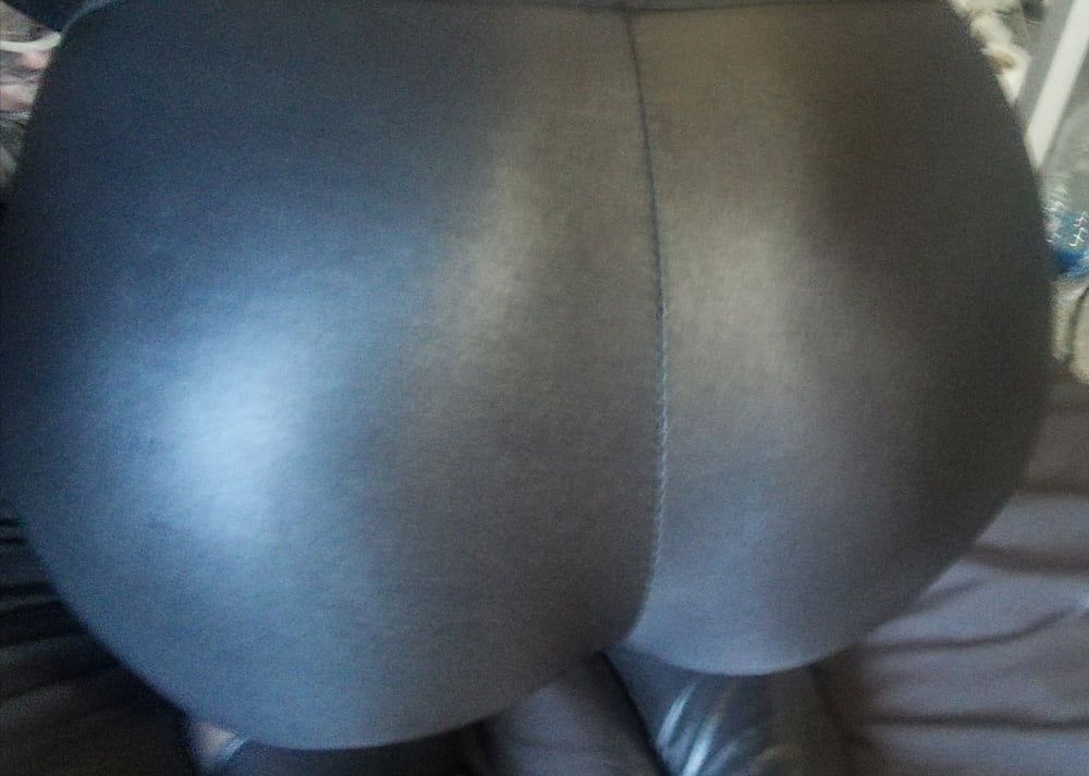 Bending over in new leggings  #7