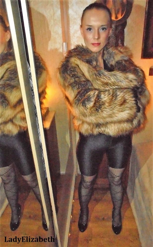 LadyElizabeth in a fur coat #4