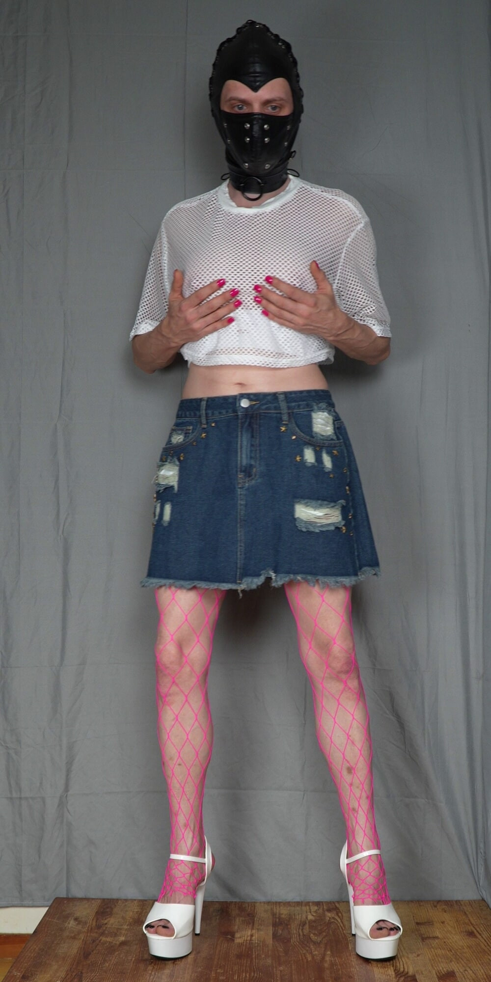 Pink Neon Fishnet #31