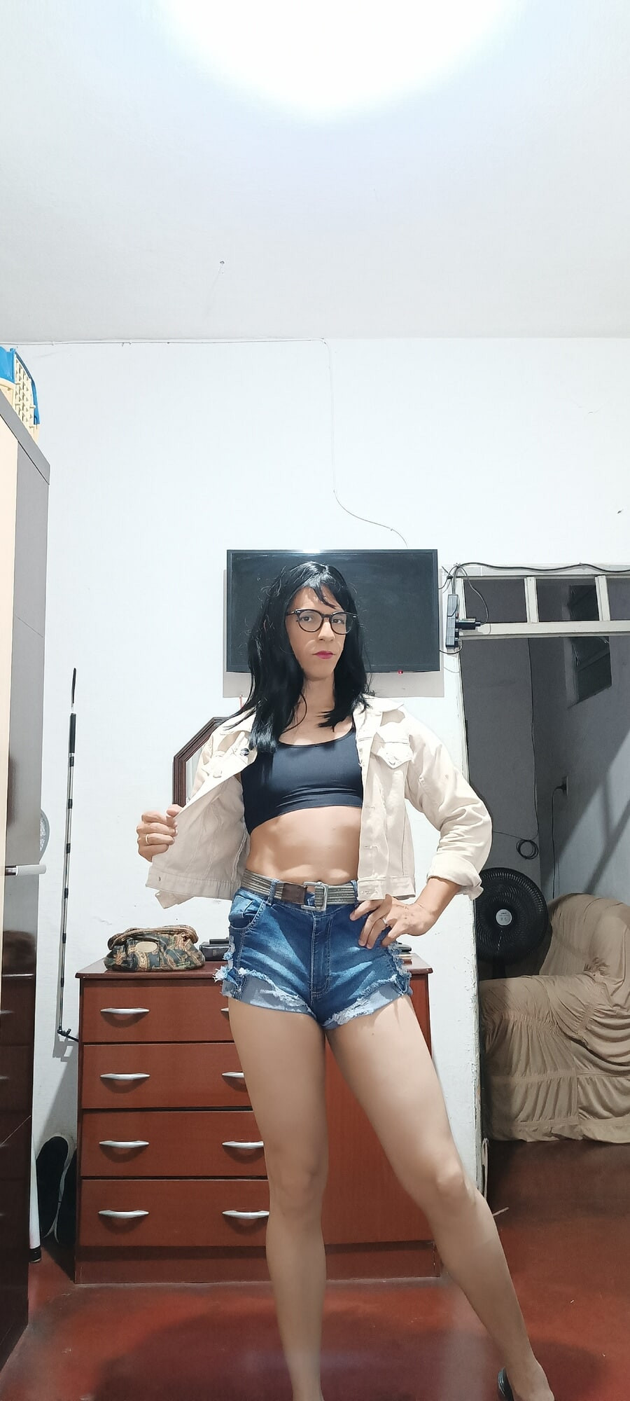 Sakura Nakamura Shorts jeans  And Shorts Gym  #12